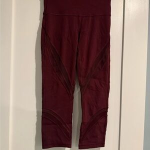 Lululemon Maroon Leggings
